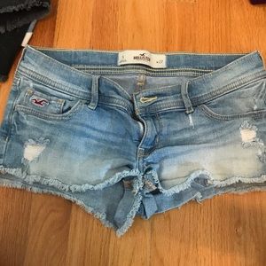 Hollister jean shorts
